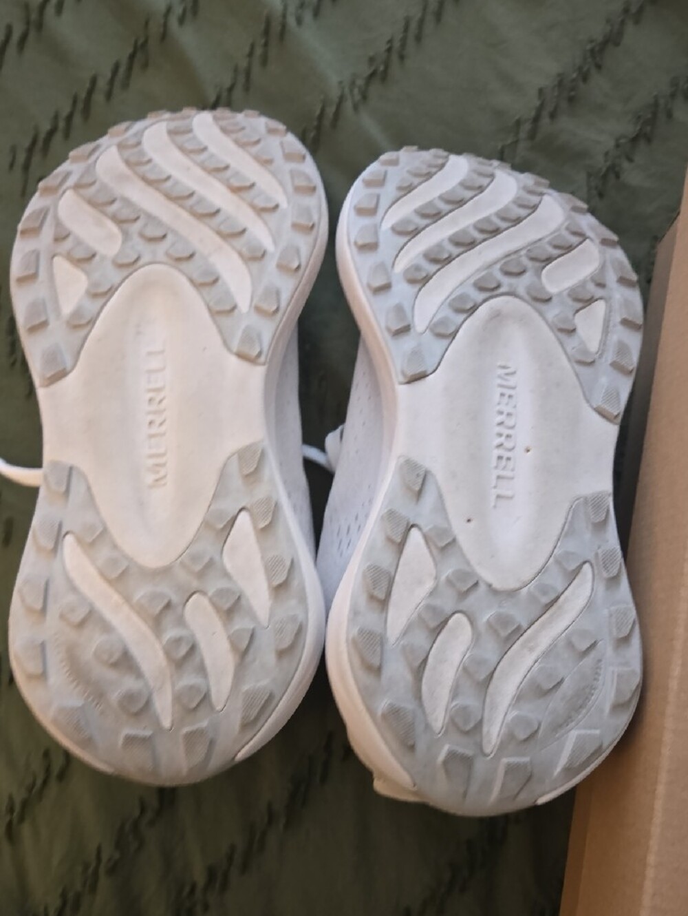 Merrell Women's White Morphlite White & Gray Athletic Sneakers Size 9 - Picture 7 of 9
